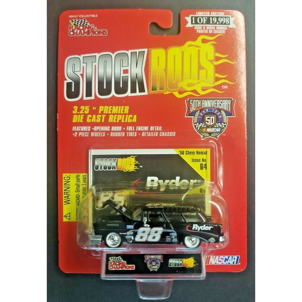 1998 Racing Champions Stock Rods '56 Chevy‎ Nomad Kevin Schwantz 88 HW4